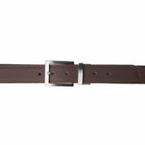 JILD - Double Sided Reversible Men's' Leather Belt - Black Brown