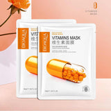 BIOAQUA - Vitamins Tender Elastic Face Sheet Mask - 5Pcs