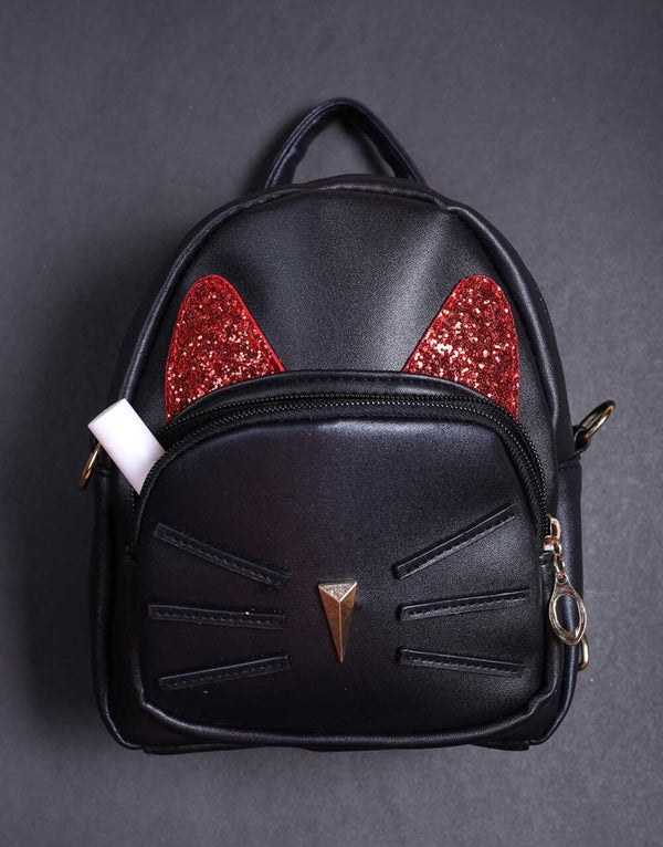 RangooN - Black Cat Face Mini Backpack