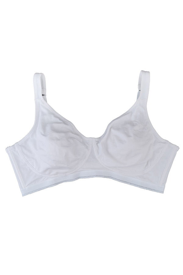 BLS - Carole Cotton Bra - White