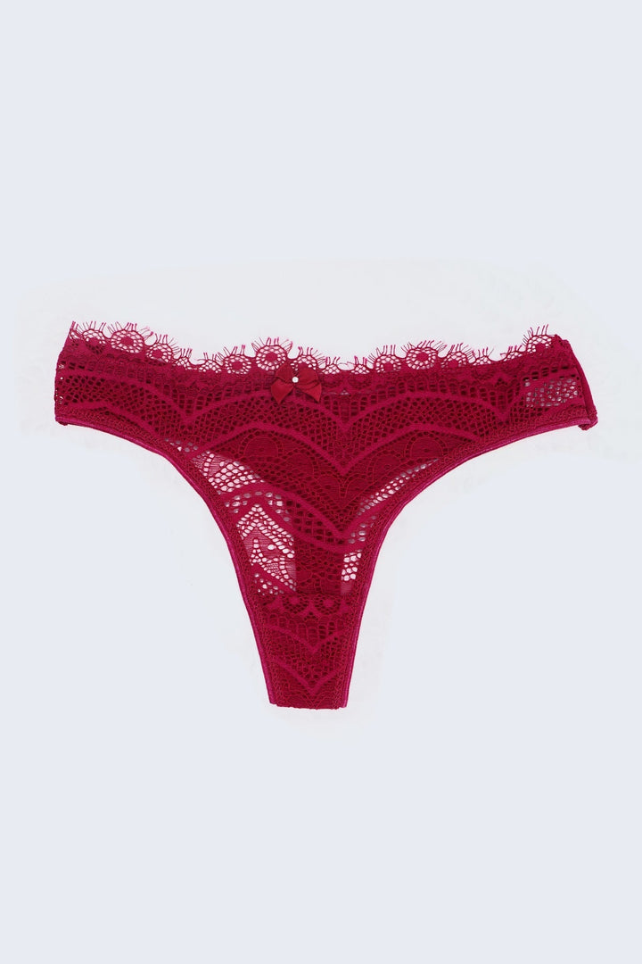 BLS - Lenore Lace Panty - Fuchsia