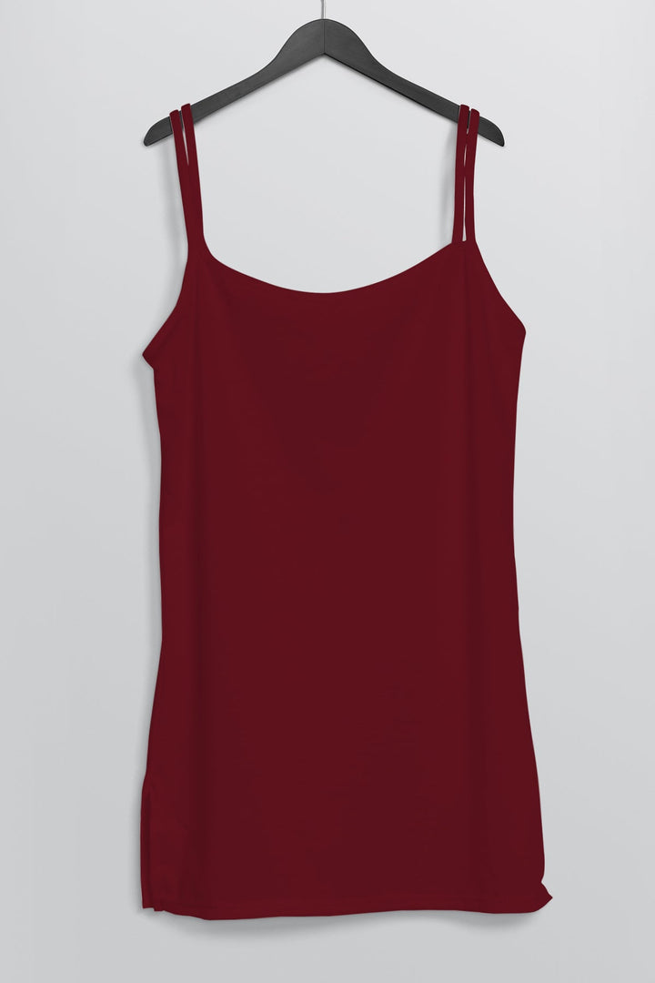 BLS - Colleen Streachable Cotton Camisole - Bordo