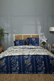 Sapphire- Blue Chintz - Bed Sheet