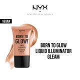 NYX Professional Makeup- Born To Glow Liquid Illuminator, 02 Gleam