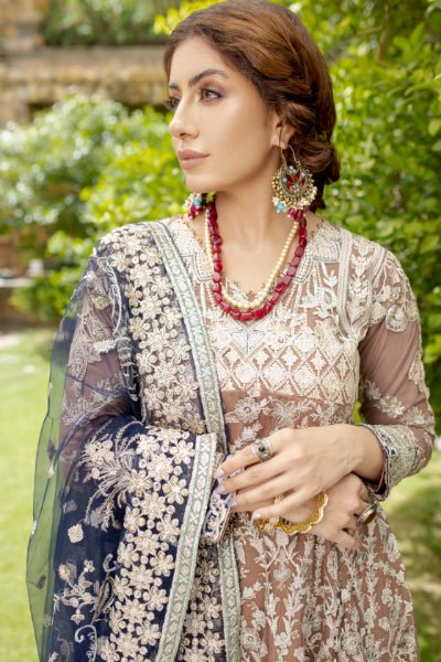 MI Creations X Dr. Harris - Baroque Embroidered Luxury Chiffon collection with Fancy Dupatta BQC-001