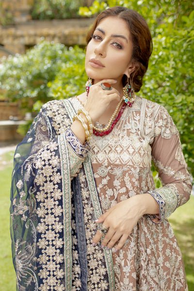 MI Creations X Dr. Harris - Baroque Embroidered Luxury Chiffon collection with Fancy Dupatta BQC-001