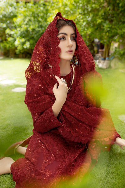 MI Creations X Dr. Harris - Baroque Embroidered Luxury Chiffon collection with Fancy Dupatta BQC-002