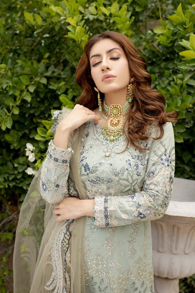 MI Creations X Dr. Harris - Baroque Embroidered Luxury Chiffon collection with Fancy Dupatta BQC-004