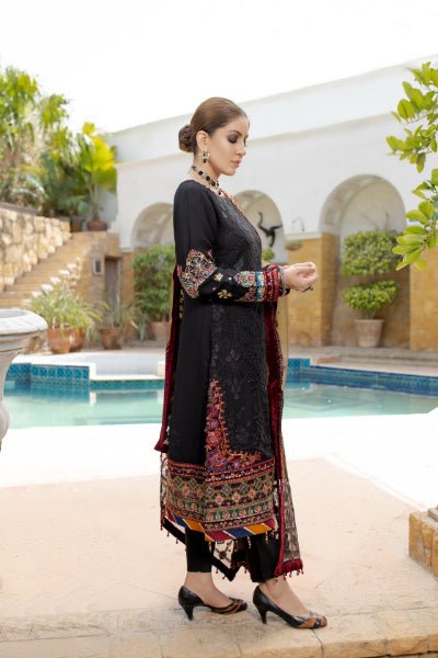 MI Creations X Dr. Harris - Baroque Embroidered Luxury Chiffon collection with Fancy Dupatta BQC-005