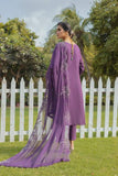 Bunai Semi Stitched Sequins Embroidered Luxury Viscose Self Jaquard with Bamber Chiffon Cuttwork Duppata BUN-005