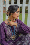 Bunai Semi Stitched Sequins Embroidered Luxury Viscose Self Jaquard with Bamber Chiffon Cuttwork Duppata BUN-005