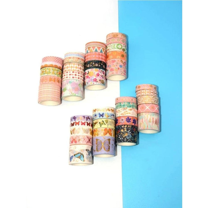 Shein- 5rolls Random Pattern DIY Tape