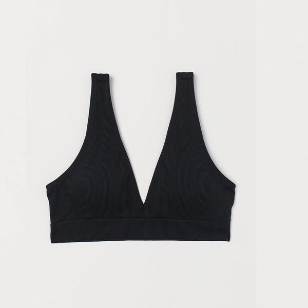 H&M- Soft Seamless Bra- Black