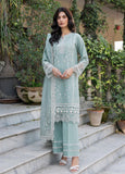 Bahaar By Farasha Embroidered Lawn Unstitched 3 Piece Suit - FSH24B 03 AQUA PEARL