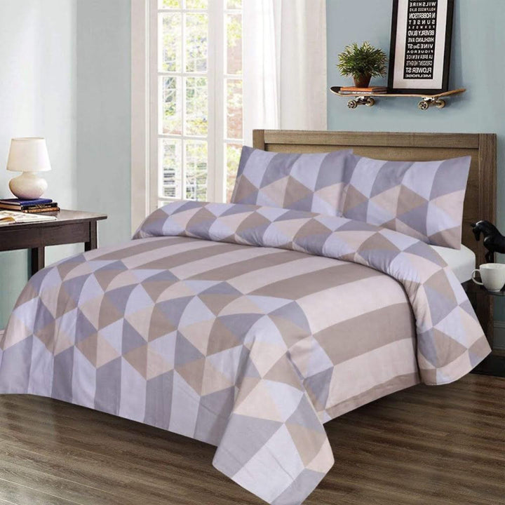 RUCHE - Beaver - King Size Bed Sheet Set