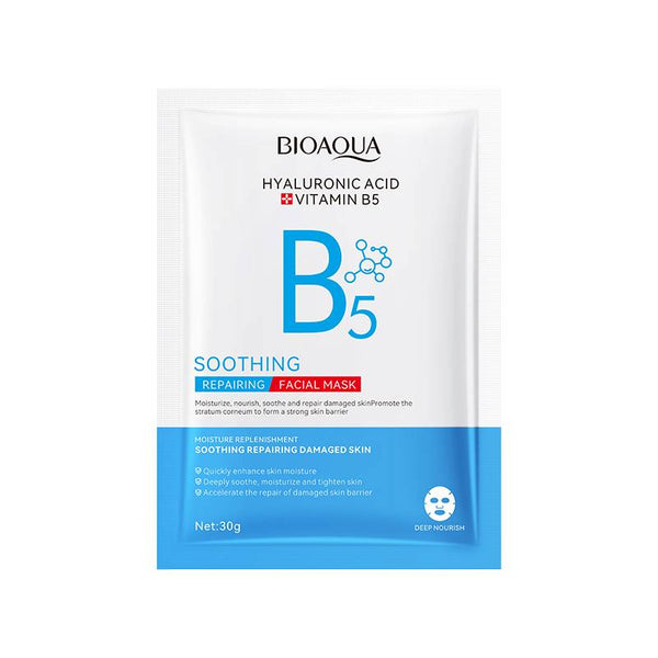 Bio Aqua- Hyaluronic Acid B5 Soothing Repairing Facial Mask 30g