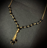 Beri- Black Crystal Necklace