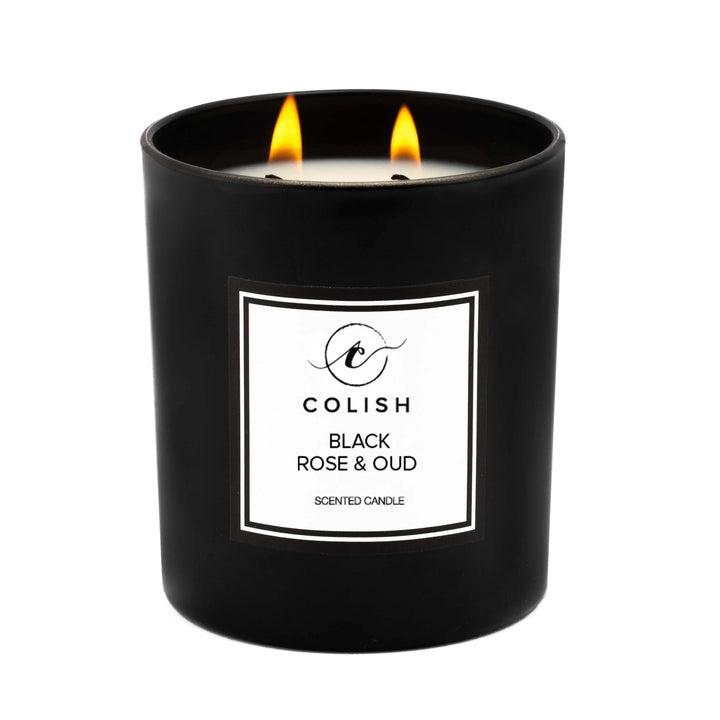 Colish- Scented Candles Black Rose & Oud 230g