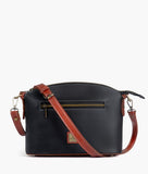 RTW - Black and rust dome cross-body bag