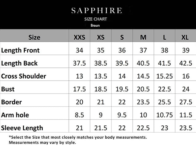 Sapphire- Braun