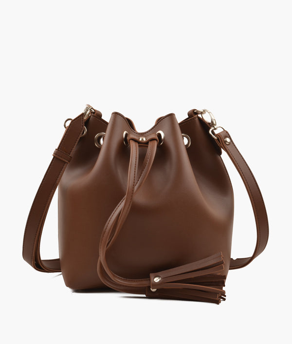 RTW- Horse Brown Bucket Bag