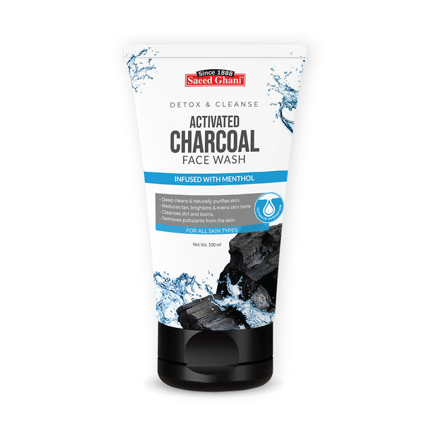 Saeed Ghani - Activated Charcoal Face Wash - Detox & Cleanse - 100ml