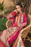 Maria B- Secret Garden Embroidered Lawn Suit by M Prints- 2A