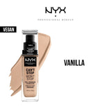 NYX Professional Makeup- Cant Stop Wont Stop 24 Hour Foundation Vanilla Mini