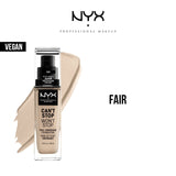 NYX Professional Makeup- Cant Stop Wont Stop 24 Hour Foundation Fair- CSWSMP01