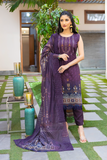 Schick By MI Creations- ChikanKari Edition Digital Pinted Viscose with Sequins Embroidered Alternate Head Neckline & Monarch 2 Side Scalloped Chikankari Border CHI-010