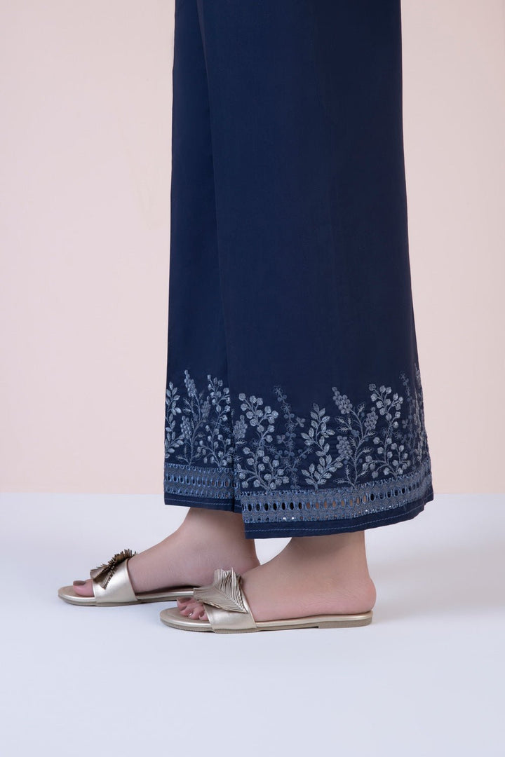 Sapphire- Embroidered Cambric Culottes