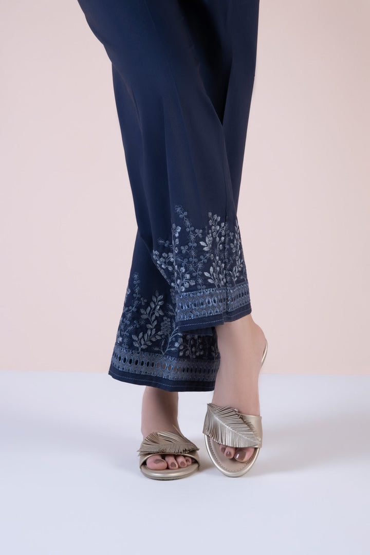 Sapphire- Embroidered Cambric Culottes