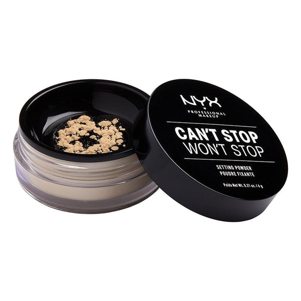 NYX Professional Makeup- Cant Stop Wont Stop Setting Powder- Light-Medium, 6g