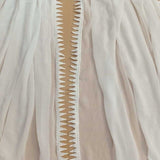 Zardi- Chiffon Dupatta With 4 Sided Lace – Large – White – ZD884