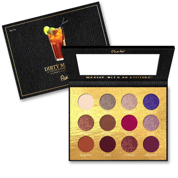 Rude Cosmetics - Cocktail Party 12 Eyeshadow Palette - Dirty Mind