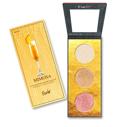 Rude Cosmetics - Cocktail Party Luminous Highlight / Eyeshadow Palette - Mimosa