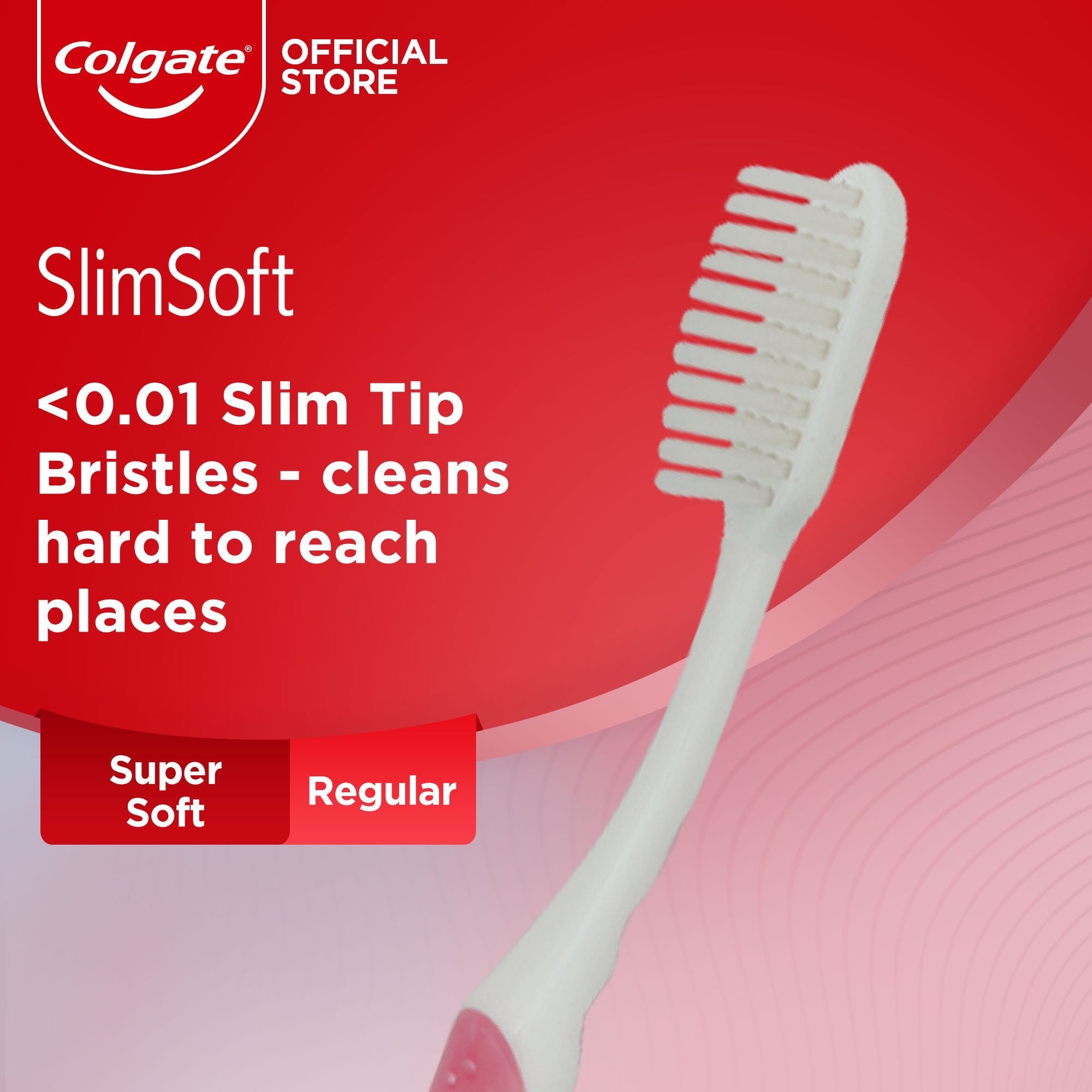 Colgate- Slimsoft Regular Toothbrush – Bagallery