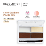 Revolution- Relove Colour Cult Brow Palette Dark