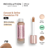 Makeup Revolution- Conceal & Define Foundation F10 23ml