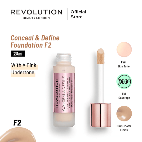Revolution- Conceal & Define Foundation - F2