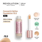 Makeup Revolution Conceal & Define Foundation F6.5