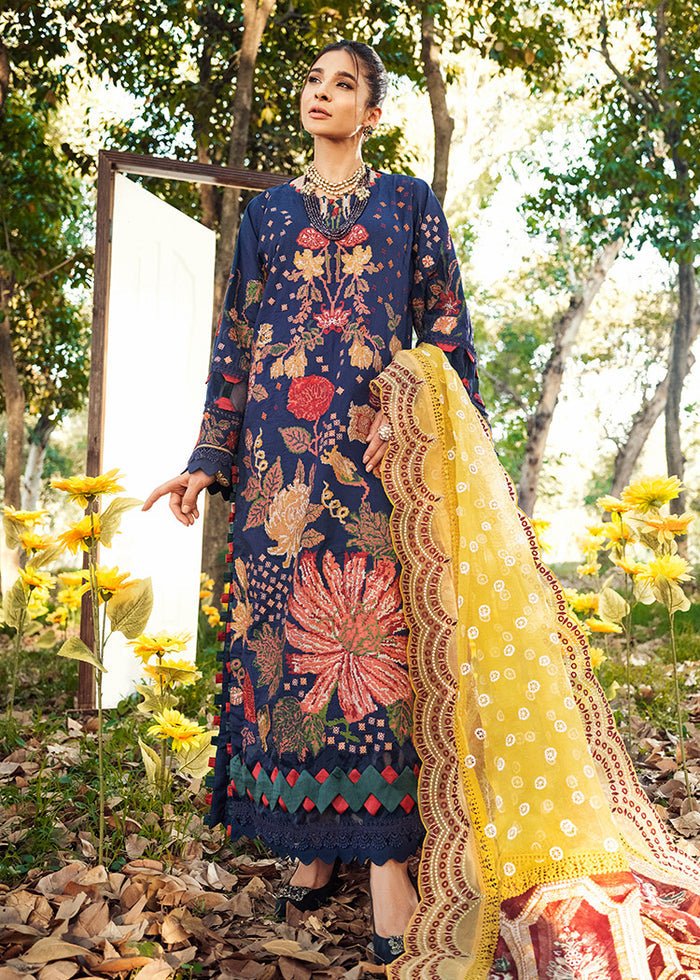 Maryam Hussain- Printed Lawn 3 Piece Unstitched Suit-French Knot- DNO-8