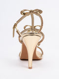 Tauheed Ansari Golden Fancy Bridal Wear Heels Sandal For Women's.