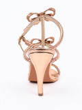 Tauheed Ansari Peach Fancy Bridal Wear Heels Sandal For Women's