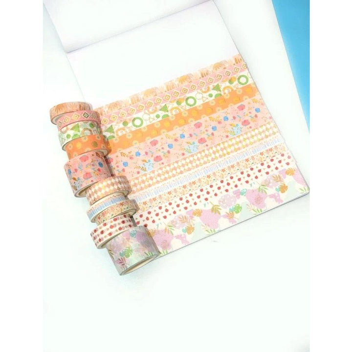 Shein- 5rolls Random Pattern DIY Tape