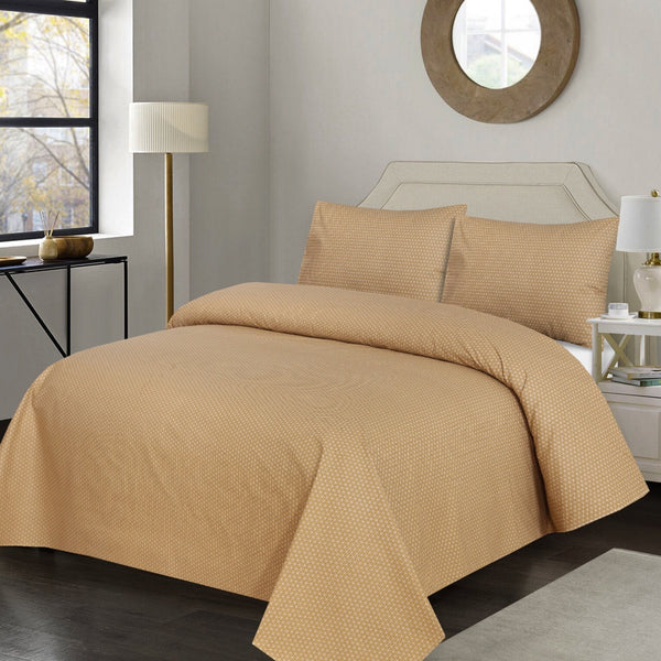 RUCHE - Deep Saffron - King Size Duvet Cover Set