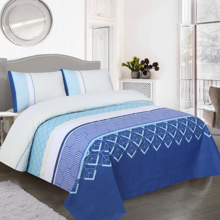 RUCHE - Denim - King Size Duvet Cover Set