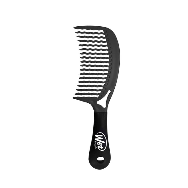 Wet- Black Detangling Comb Wave Tooth