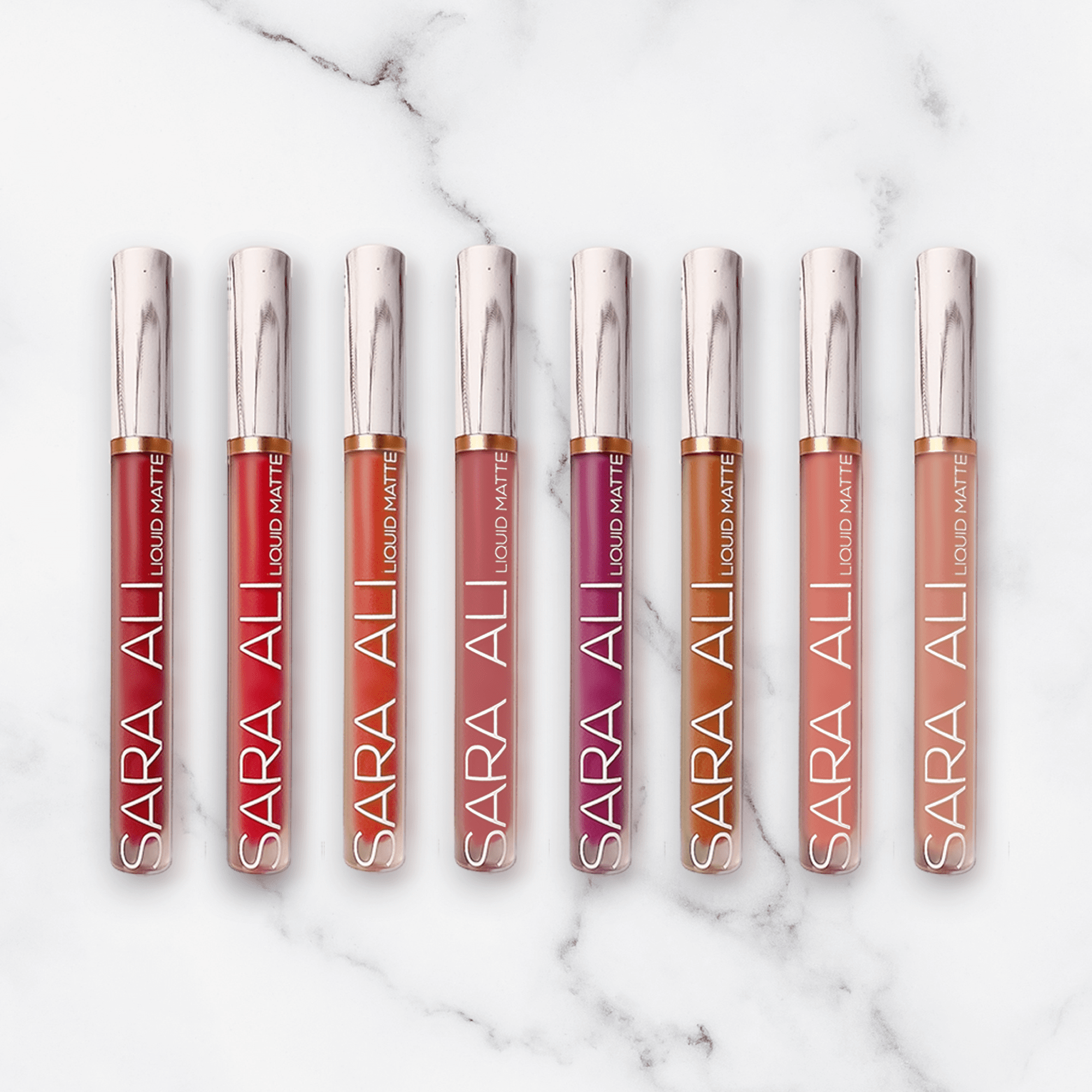 Sara Ali Cosmetics- Star Liquid Matte Bundle Of All 8 Shades – Bagallery