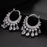 Semora Jewellery- Crystal Hoop Earrings